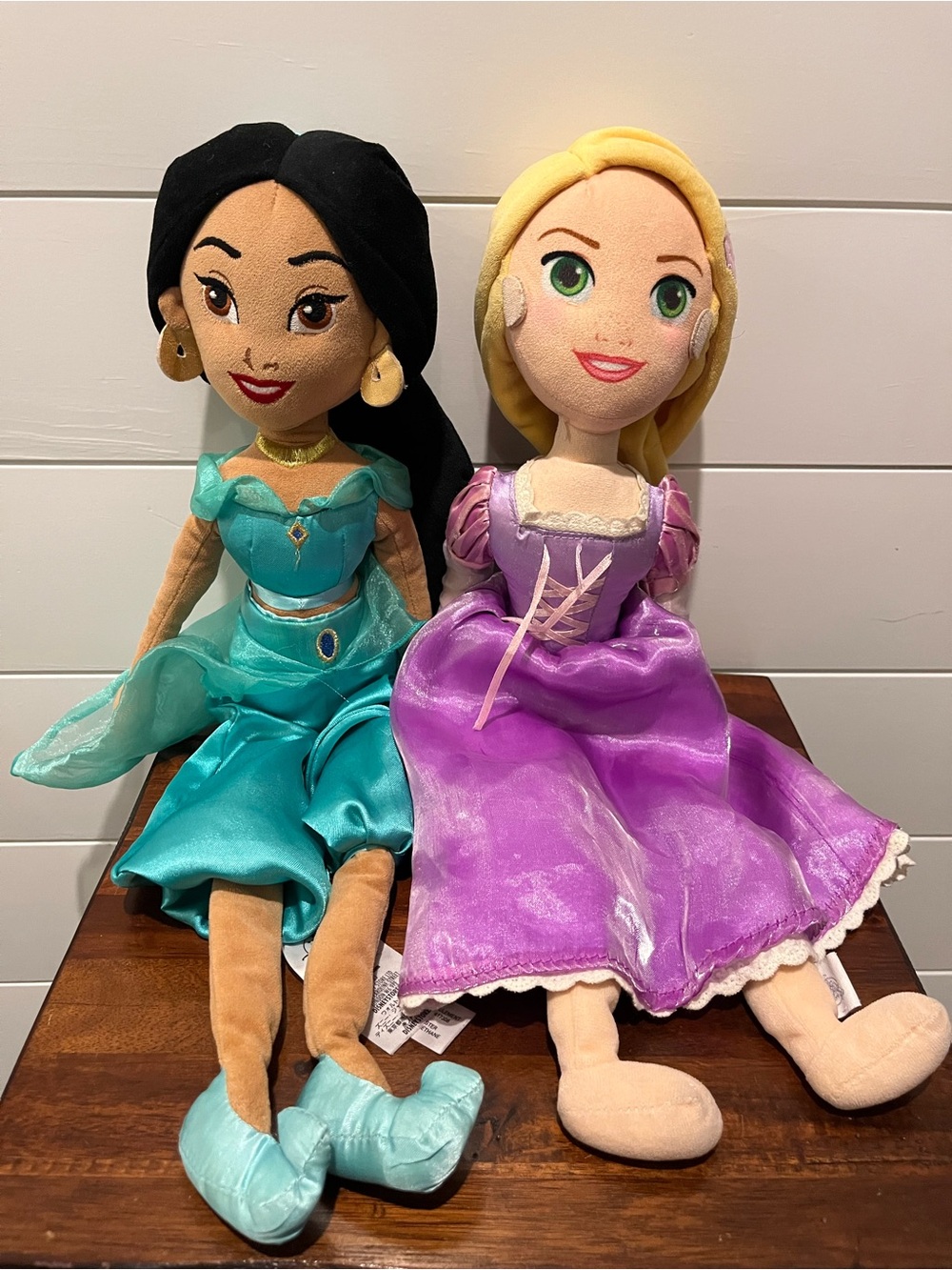 Disney Princess Rapunzel & Jazmine Disney Plush Duo - Teal and Purple